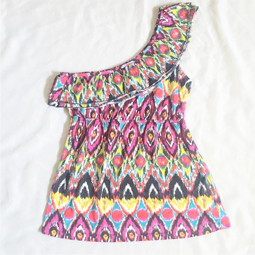 Y2K SELF ESTEEM Ruffle Tank Top